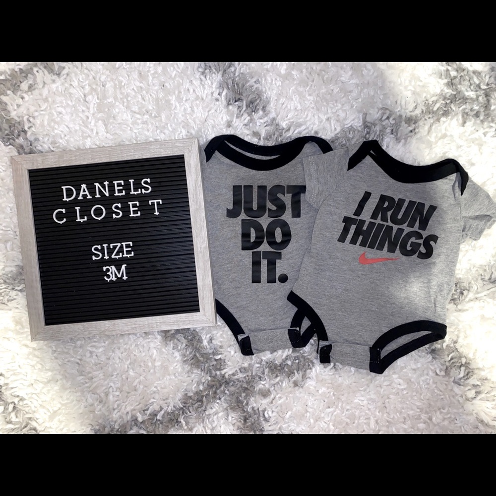 Baby boy Nike onesies